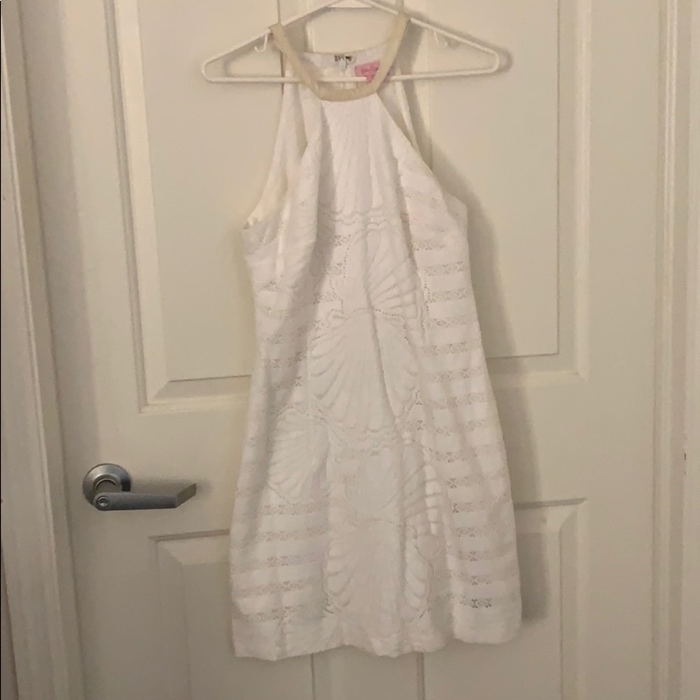 Lilly Pulitzer white shift dress